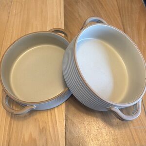 Stoneware Bowls. Set of 2.